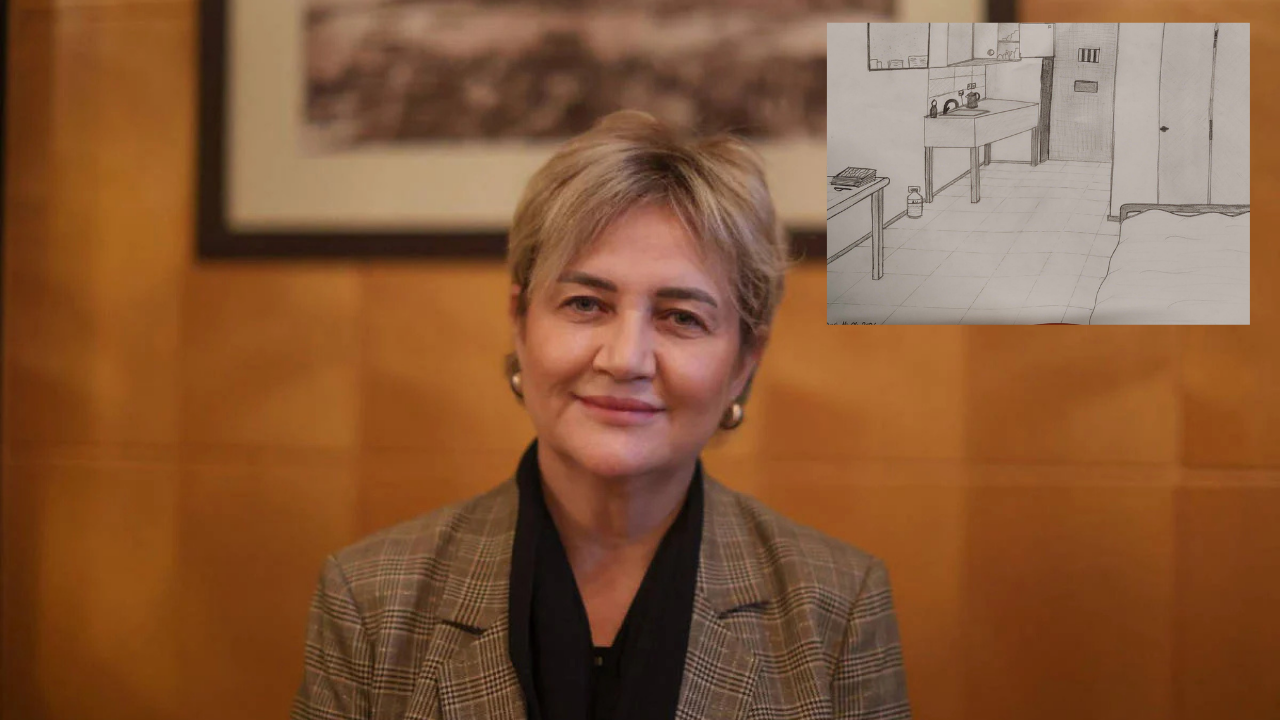 İBB Davası'nda tutuklu Atayman hücresini çizdi: Adalet elbet tecelli eder...