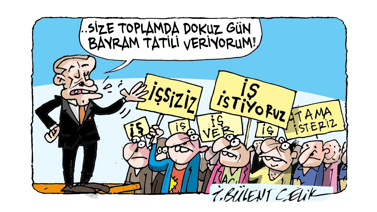 İ. Bülent Çelik'in 7 Mayıs 2026 tarihli karikatürü