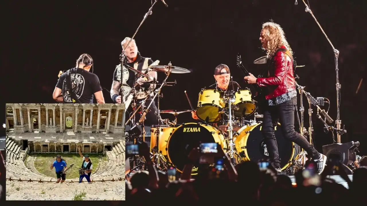 Metallica üyeleri Türkiye'de: Özel uçakla Denizli’ye geldiler!