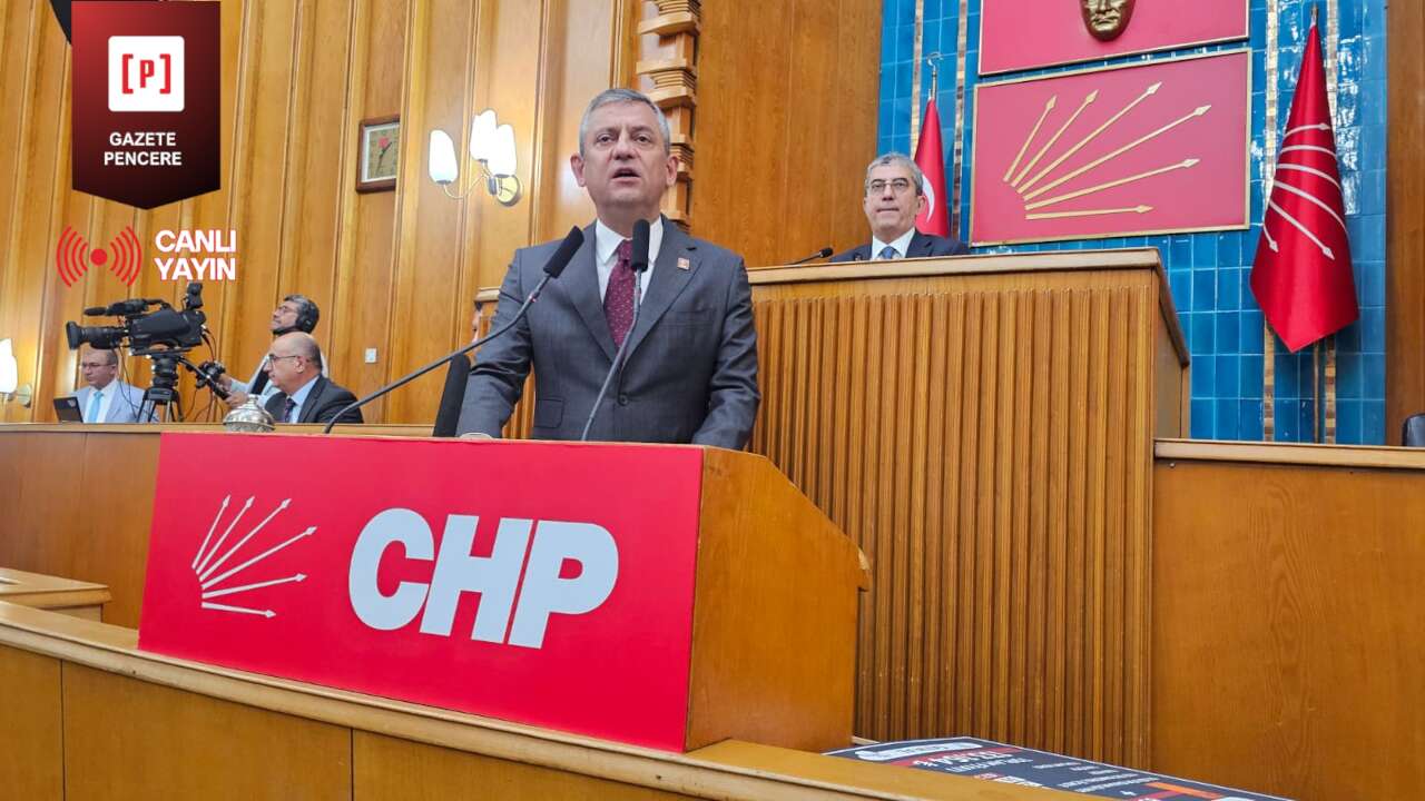 Özgür Özel, Meclis grup toplantısında konuşuyor