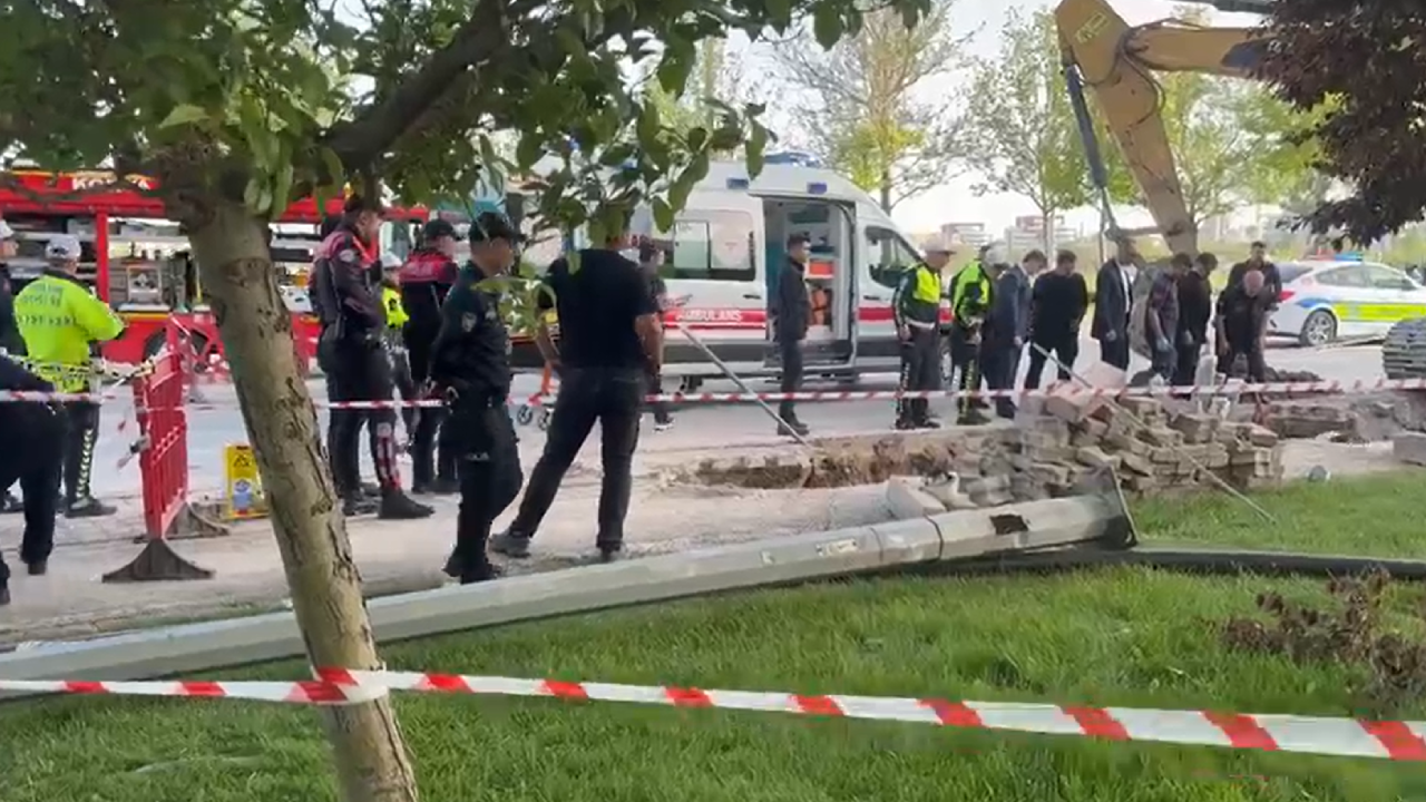 Konya’da altyapı çalışmasında göçük: İki işçi yaralandı