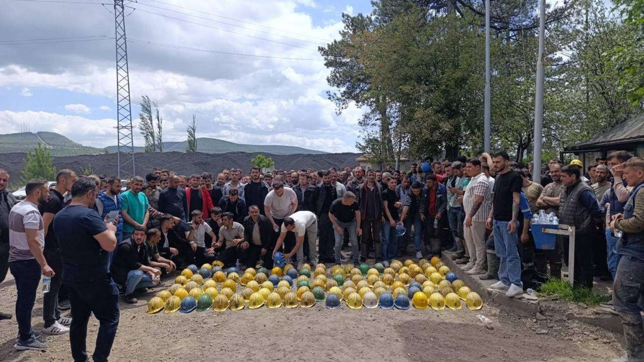 Kütahya'da madenciler iş bıraktı: Oksijen maskesi bile yok!