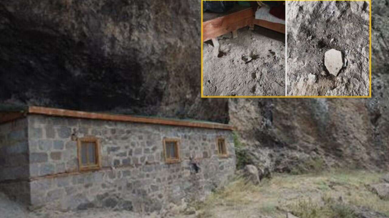 Düzgün Baba’daki ‘ayak izleri’ bölgesini tahrip eden muhtar görevden alındı