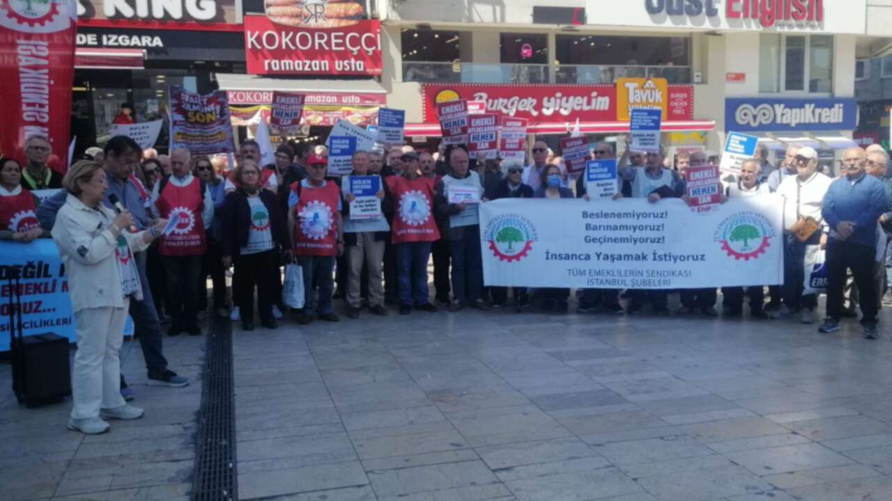 Emekliler meydanlara çıktı: Milyonlar açlık ve yoksulluk sınırının altında yaşamaya mahkum edildi