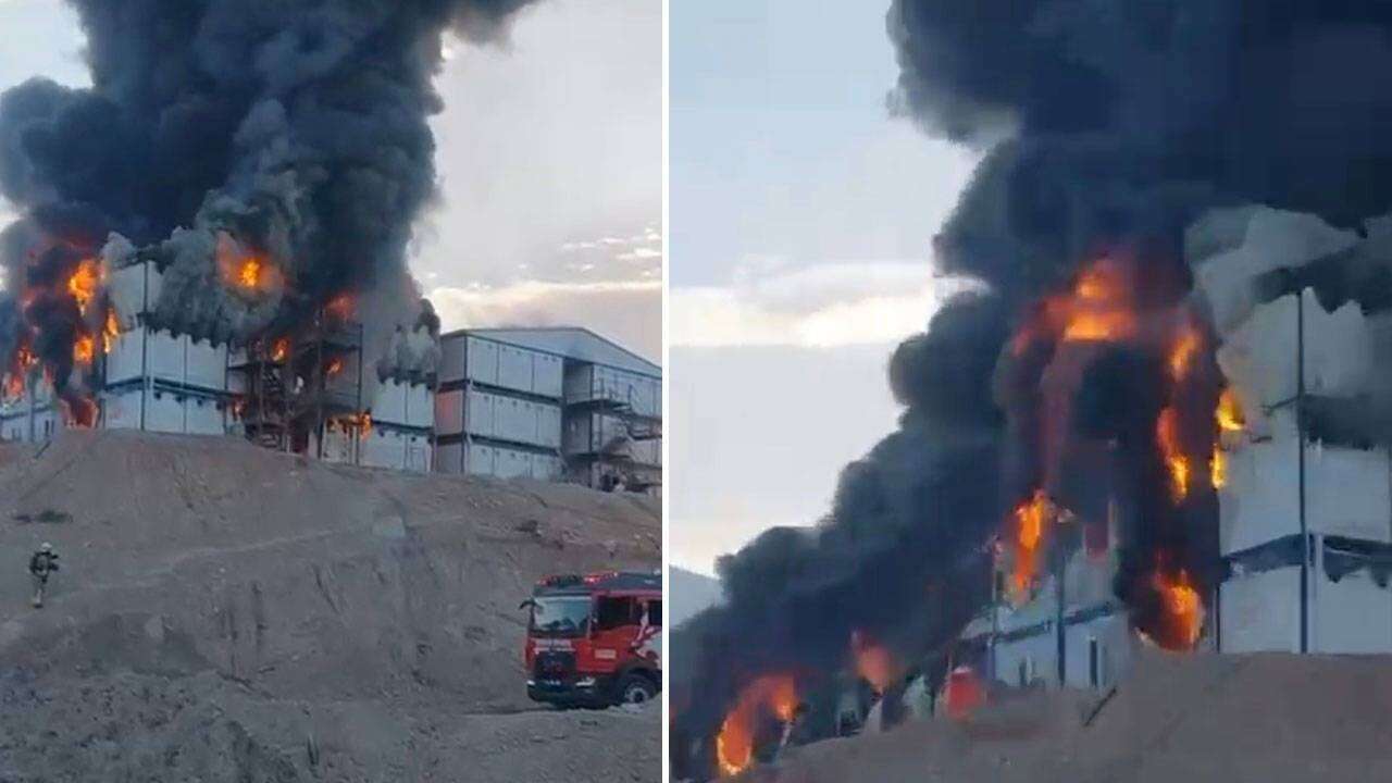 Kahramanmaraş'taki şantiyede yürek yakan yangın faciası