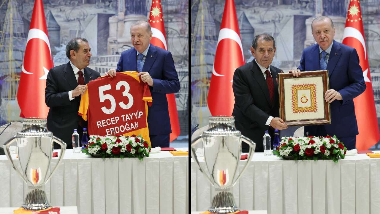 Galatasaray'dan Cumhurbaşkanı Erdoğan'a ziyaret