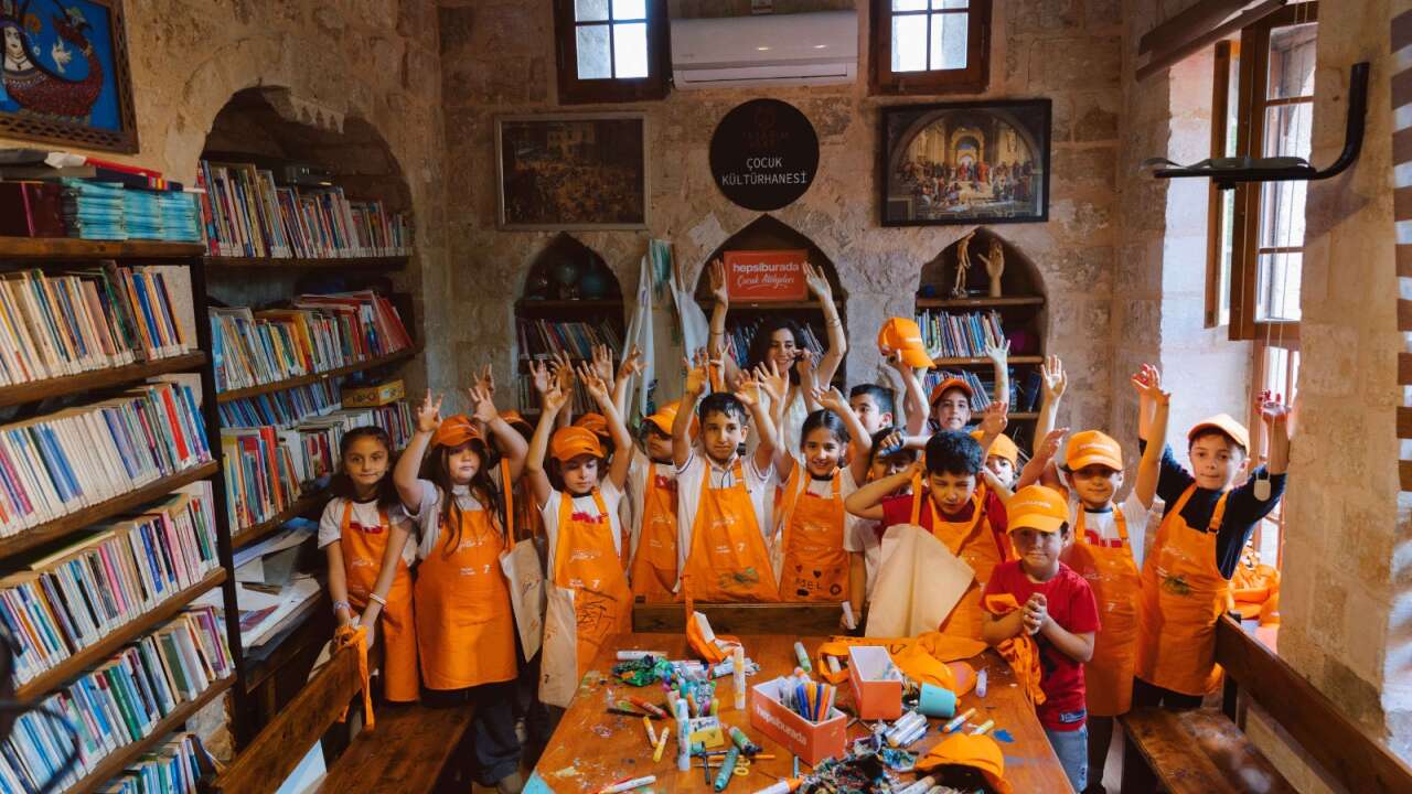 Mardin Bienali’nde çocuklara sanat desteği
