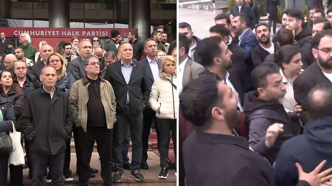 Kılıçdaroğlu'nun tahliye talebi ortalığı karıştırdı: CHP Genel Merkezi önünde arbede!