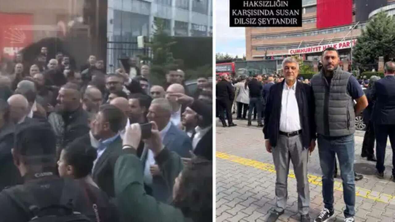 CHP Genel Merkezi önündeki 'Kılıçdaroğlu destekçisi' AK Partili deşifre oldu
