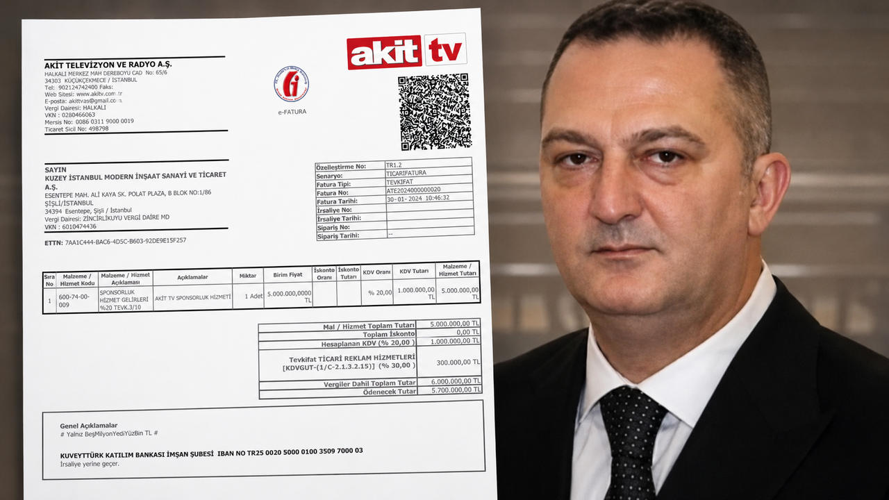 Akit’in ‘sarı zarf’ iddiasına faturalı yanıt: İBB itirafçısının şirketinden Akit TV’ye 5 milyonluk ödeme