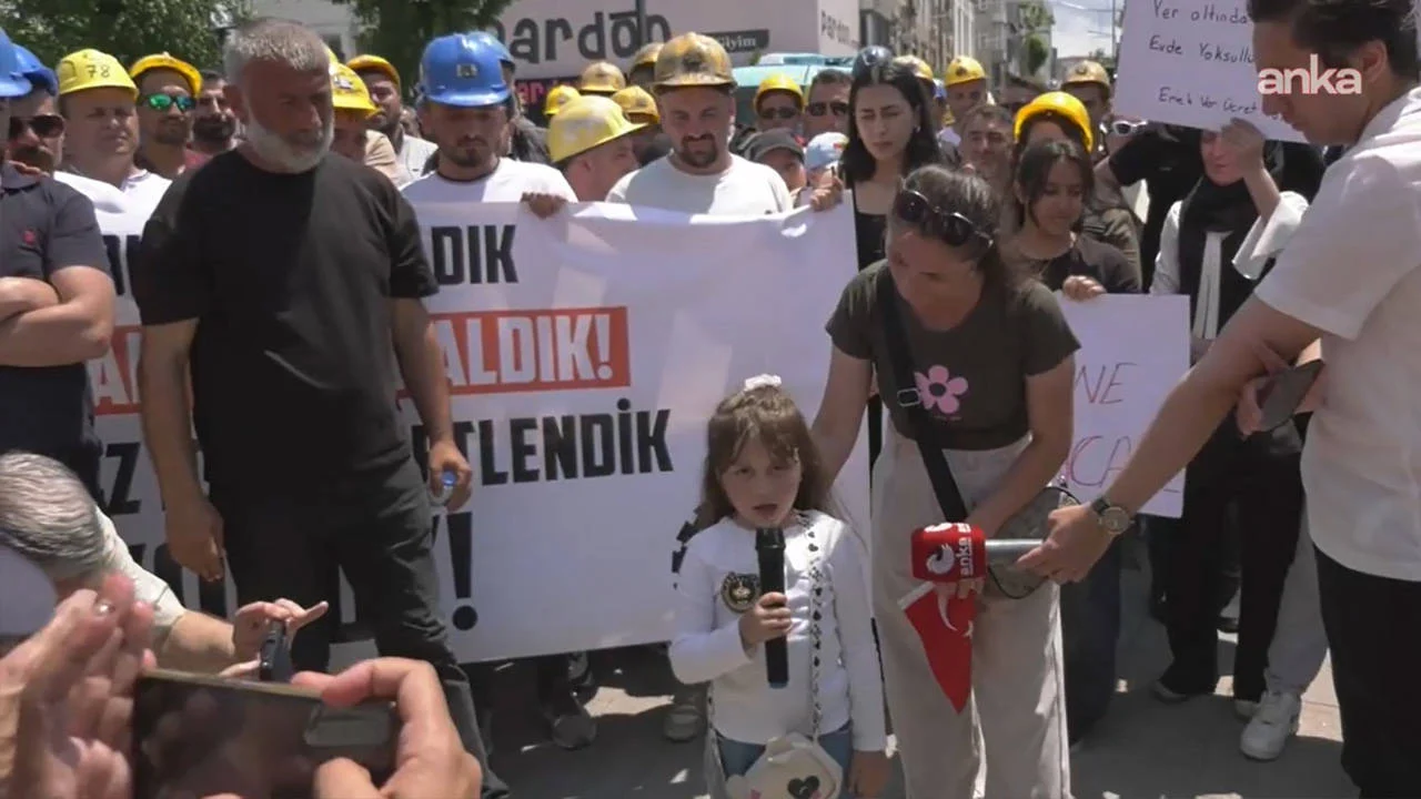 Özşen Madencilik işçilerinin çocukları: “Paramızı verirseniz bayramlık alabiliriz"