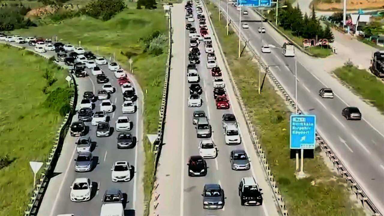 43 ilin geçiş güzergahında dönüş yoğunluğu