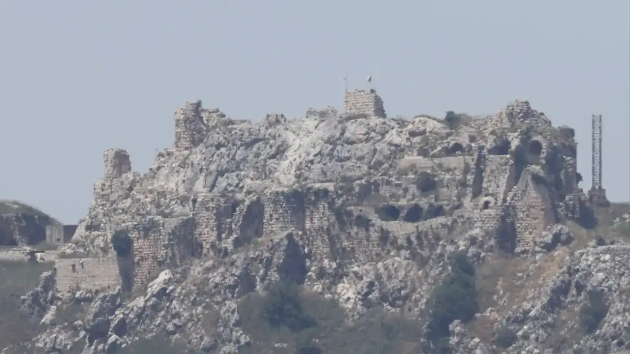 Şakif-Beaufort Kalesi’ne İsrail bayrağı
