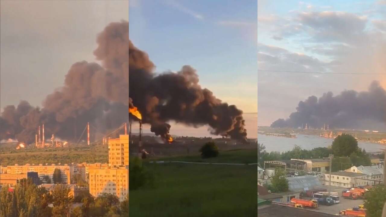 Ukrayna, Rusya'nın iç kesimlerini hedef aldı: Petrol rafinerisi vuruldu