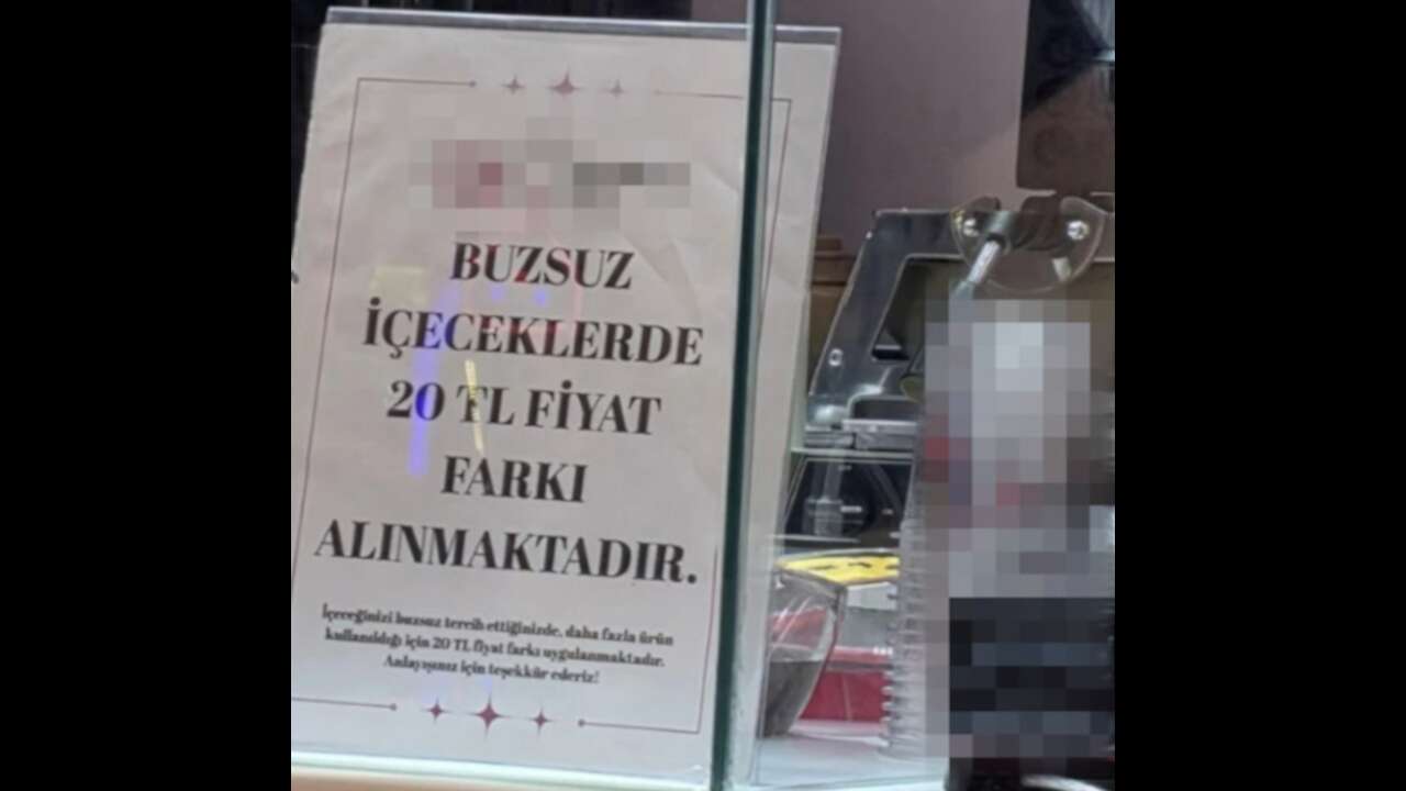 Tartışma yaratan uygulama: İçeceğinde buz istemeyenler ek ücret ödeyecek