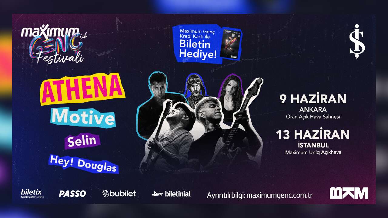 Maximum Gençlik Festivali Ankara ve İstanbul’da gençlerle buluşacak