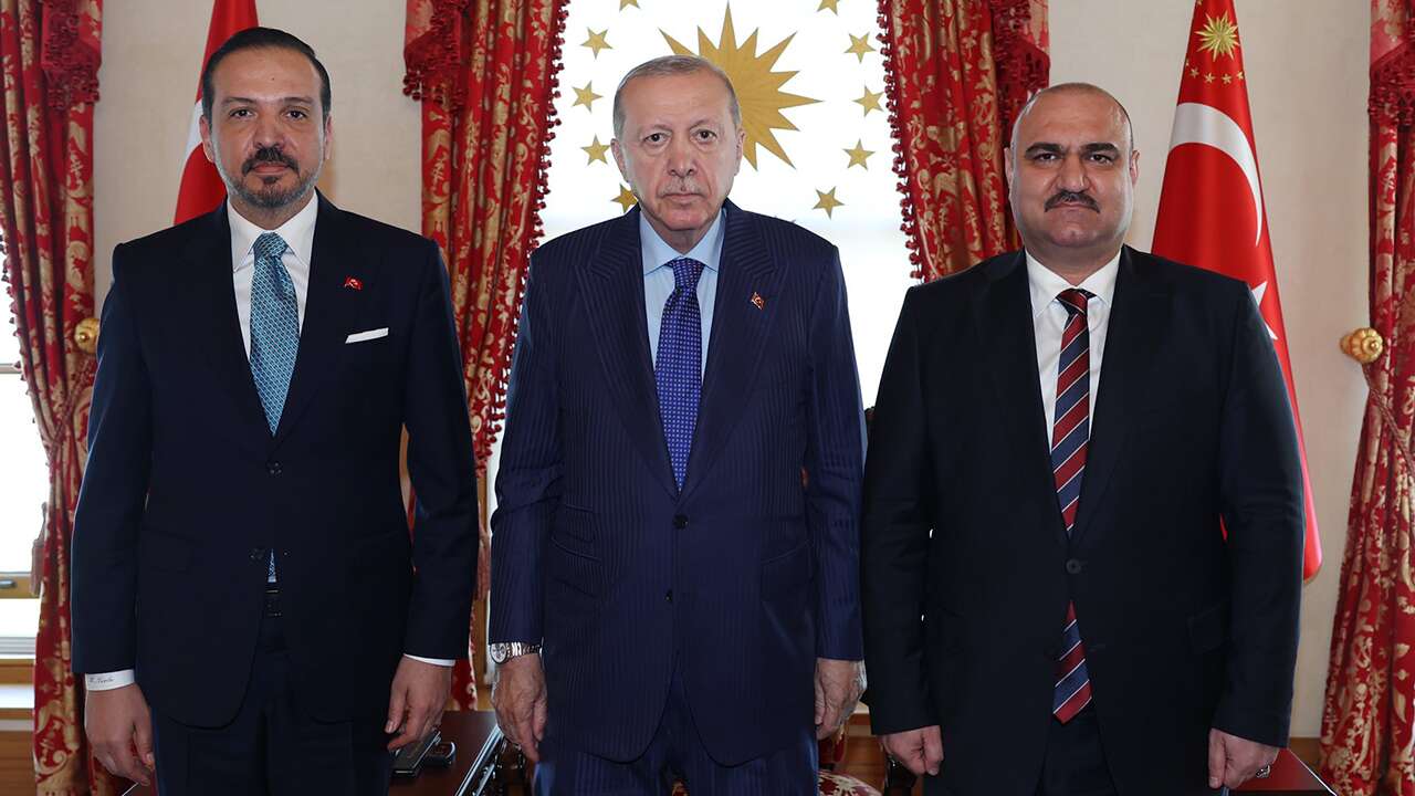 Cumhurbaşkanı Erdoğan, Kerkük Valisi ile görüştü