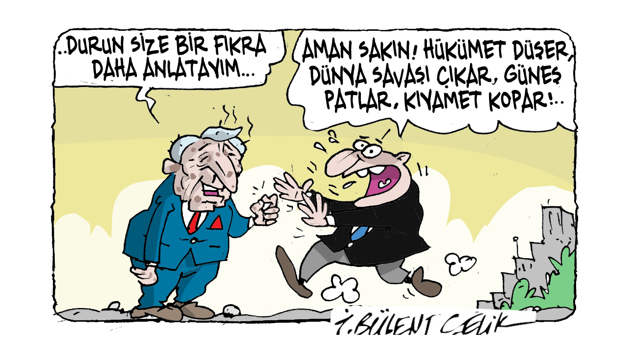 İ. Bülent Çelik'in 8 Haziran 2026 tarihli karikatürü