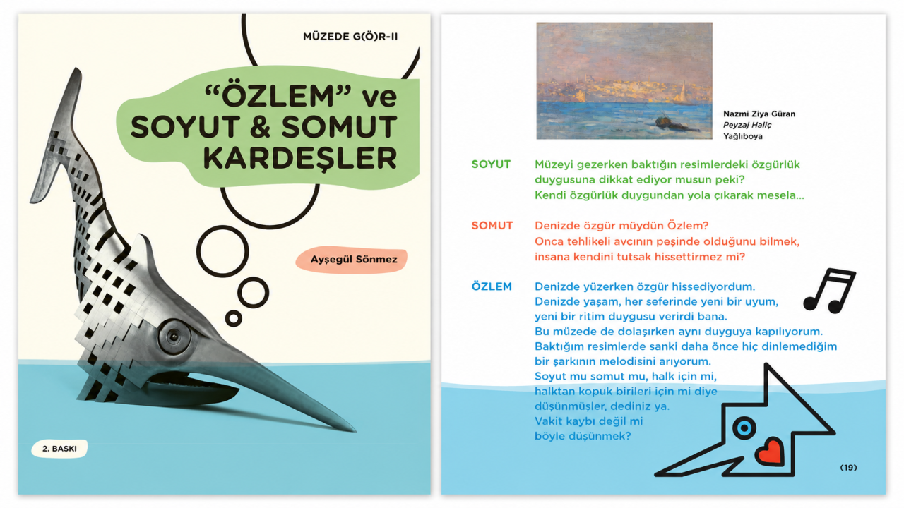 Ayşegül Sönmez'in kaleminden müzedeki eserler çocuk kitabına