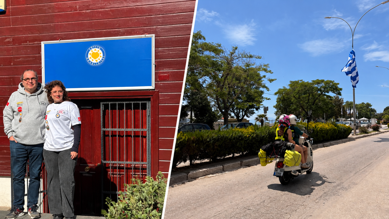 Baba-kız Vespa ile Kuzey Kutbu yolunda: Hedefleri TEGV çocuk