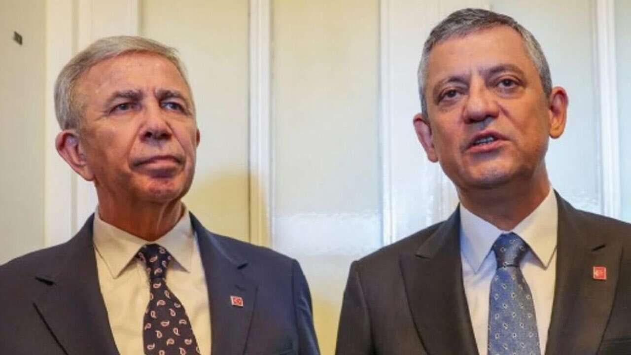 Özgür Özel ile Mansur Yavaş grup toplantısı sonras