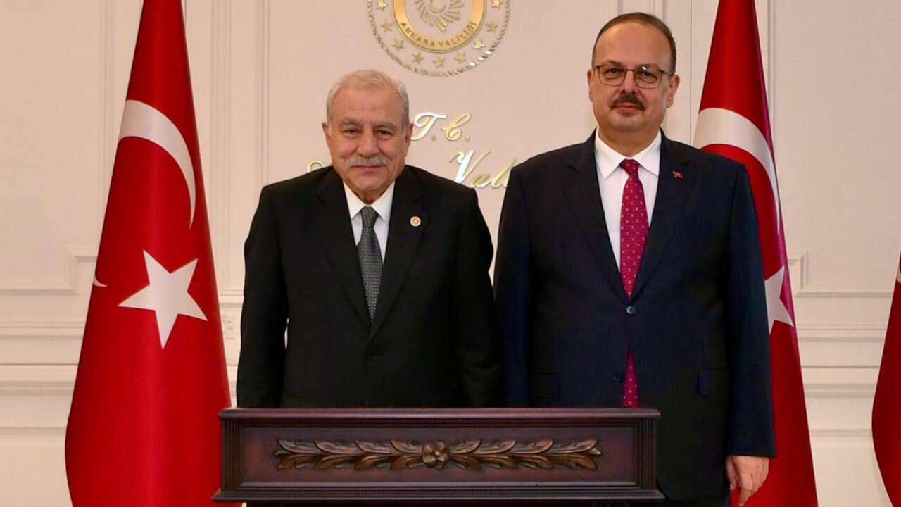 Eski İçişleri Bakanı Muammer Güler, Ankara Valisi Canbolat'ı ziyaret etti