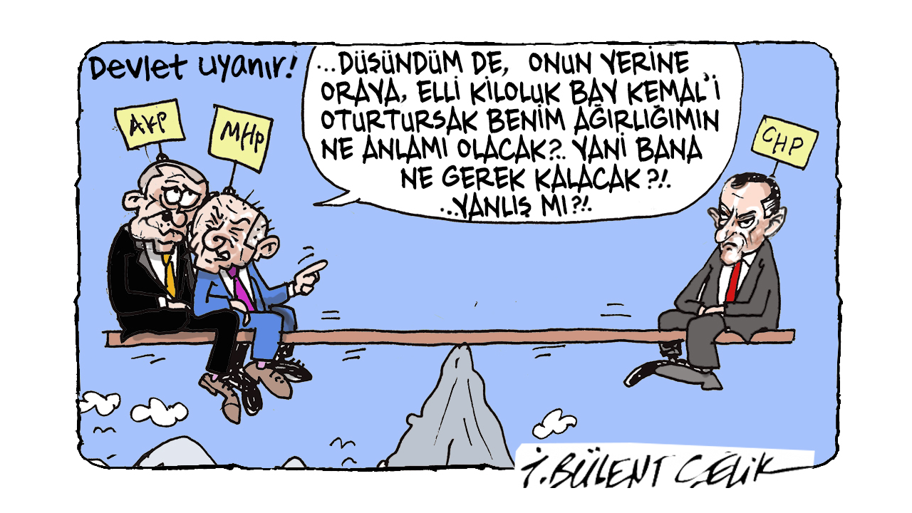 İ. Bülent Çelik'in 12 Haziran 2026 tarihli karikatürü