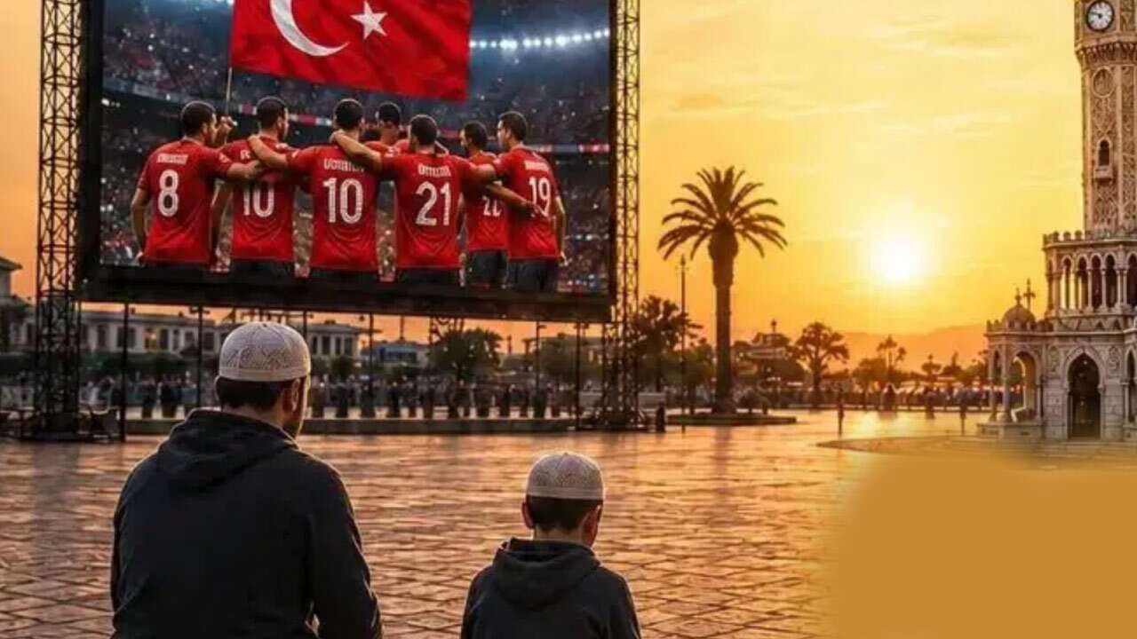 İzmir İl Milli Eğitim Müdürlüğü milli maç için namaz çağrısı yaptı