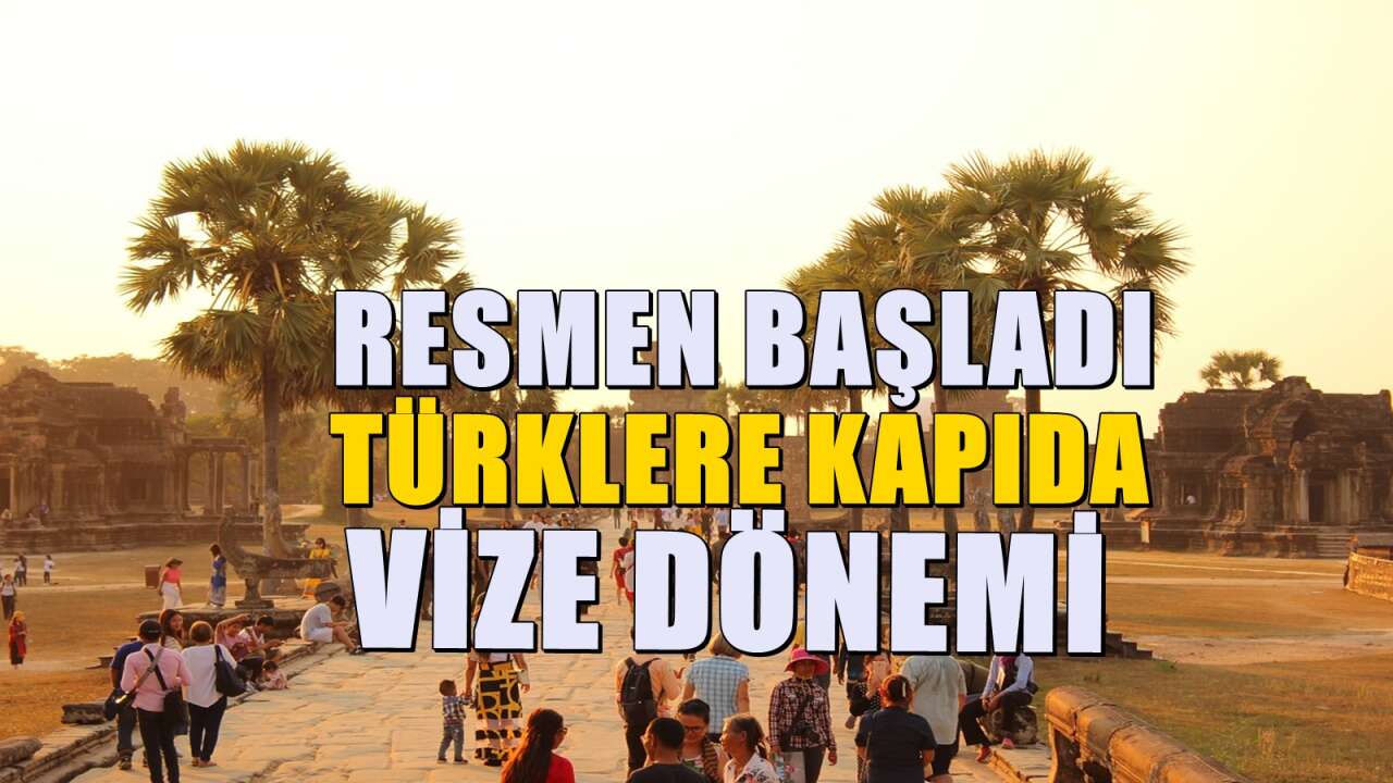 Kapıda vize dönemi başladı: Türk pasaportu olanlara müjde geldi