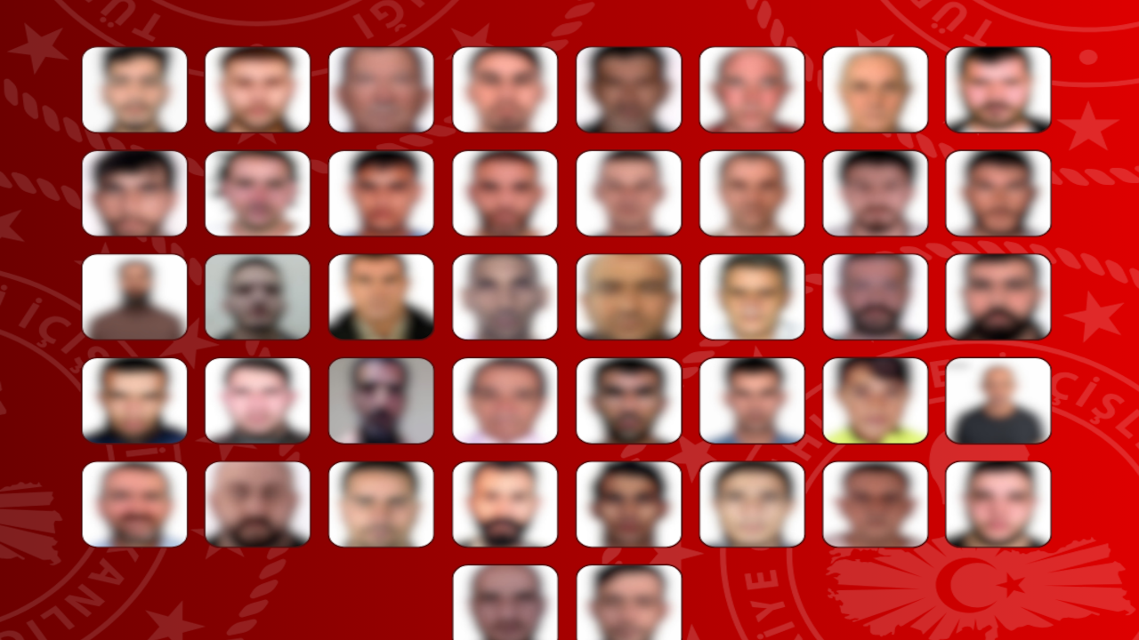 Kırmızı bültenle aranan 42 ve ulusal seviyede aranan 48 firari Türkiye'ye getirildi