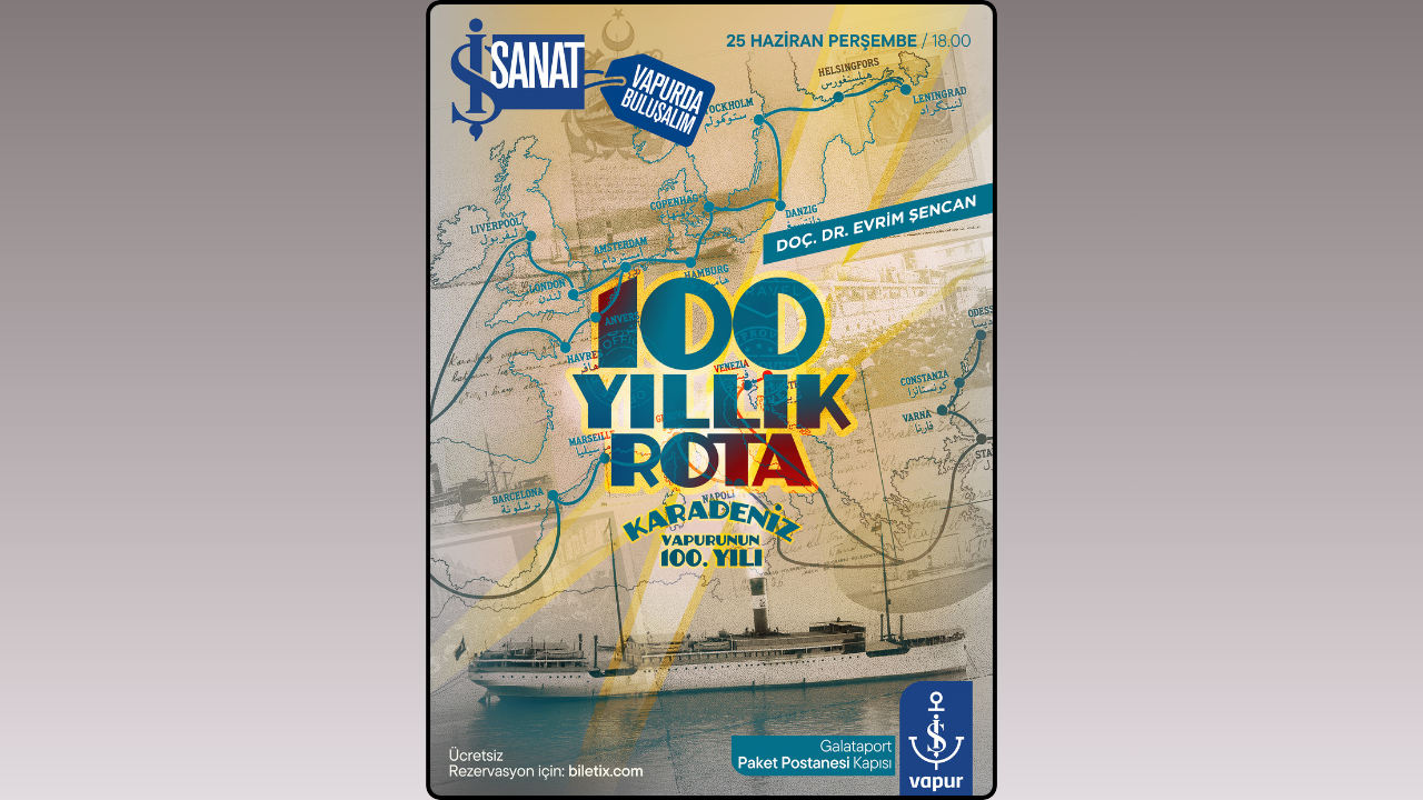 Cumhuriyet’in ilk seyyar sergisi 100. yılında İş Vapur’da konuşuluyor