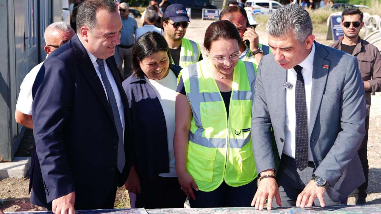 Başkan Dutlulu Soma’da 20 milyon TL’lik altyapı yatırımını inceledi