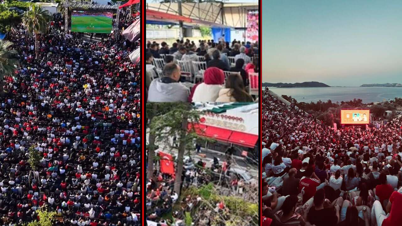 Türkiye milli takım için ayakta: On binler sokakta