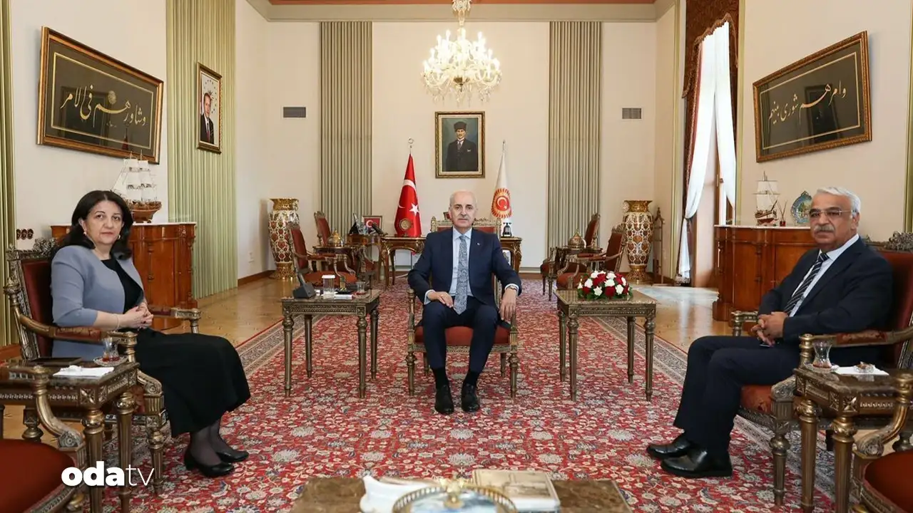 TBMM Başkanı Numan Kurtulmuş, İmralı Heyeti'yle görüştü