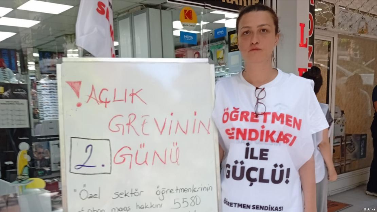 Ankara'da öğretmenler eylemde: Açlık grevlerinin 2. günü