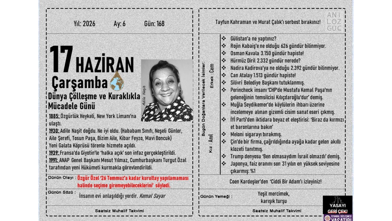 Dünya Çölleşme ve Kuraklıkla Mücadele Günü