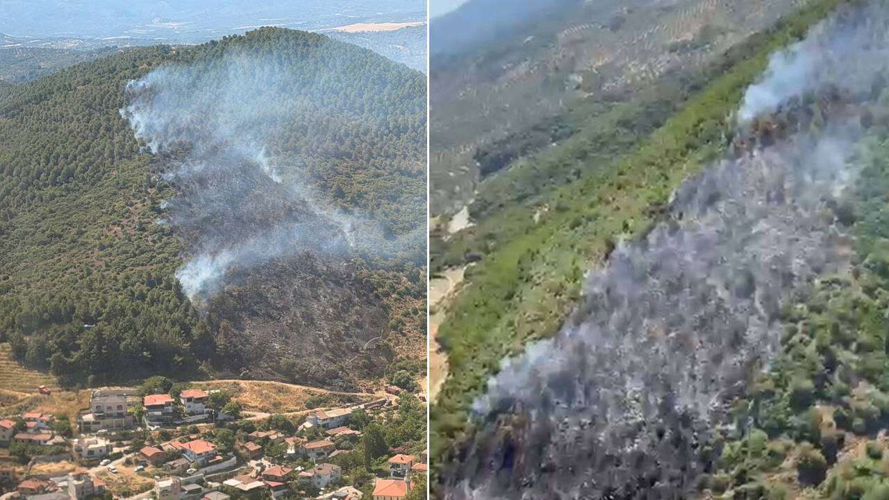 Balıkesir'de korkutan orman yangını