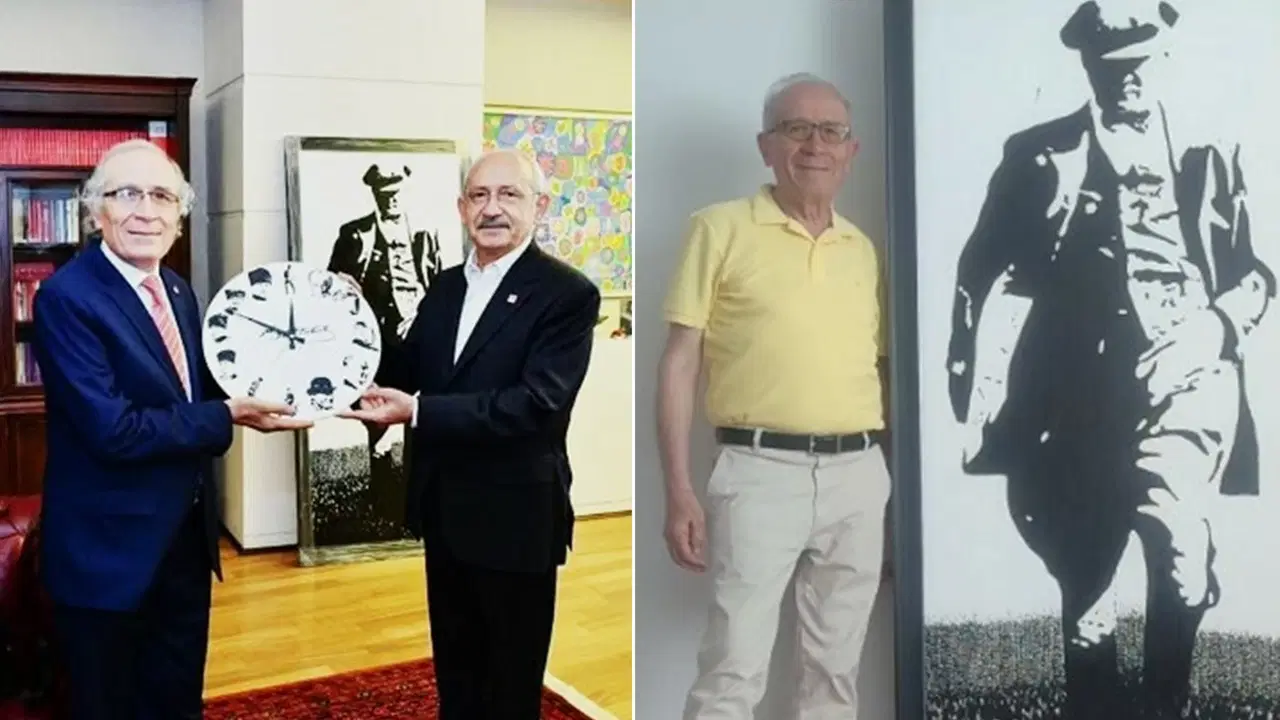 Kılıçdaroğlu'na tepki gösterdi: CHP Genel Merkezi'ne verdiği Atatürk yağlı boya tablolarını geri aldı