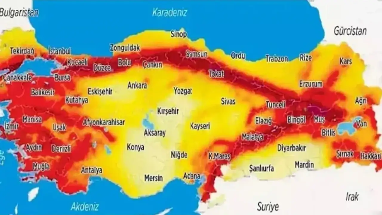 Türkiye deprem haritası: Diri fay sayısı 700’e yükseldi