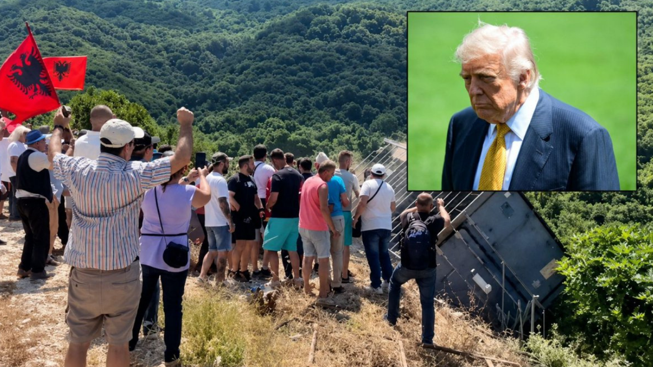 Arnavutluk’ta Trump öfkesi dinmiyor: Halk şantiyeyi bastı