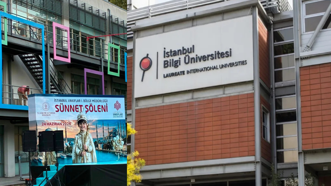 Bu da oldu: Bilgi Üniversitesi’nde “Sünnet şöleni”