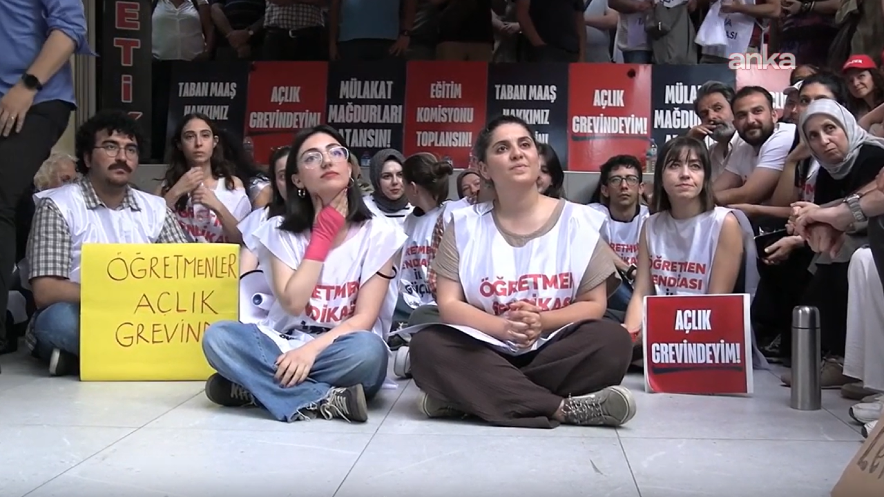 Açlık grevindeki öğretmenlerden 'patroncu' yaklaşıma tepki