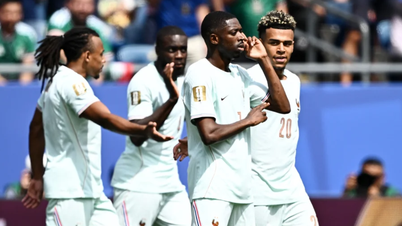 Fransa, Norveç'i Dembele ile dağıttı: Haaland kulübede izledi