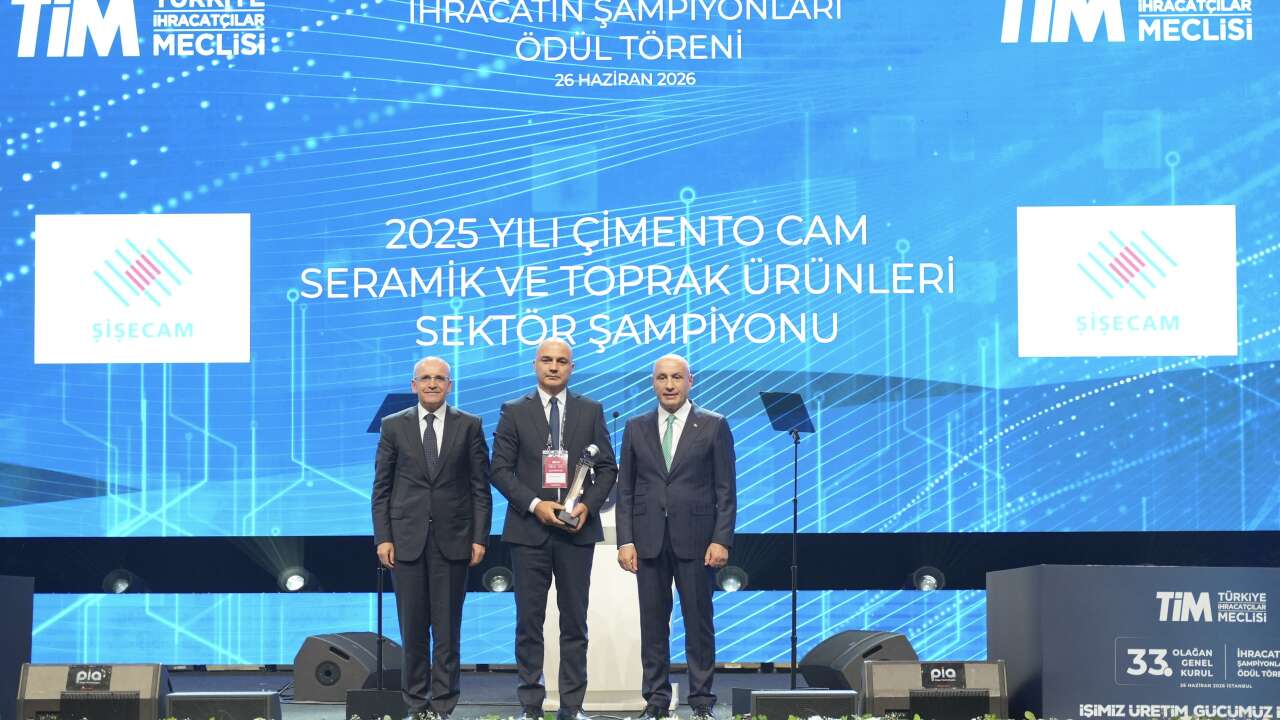 Şişecam'a TİM'den "İhracat Şampiyonu" ödülü