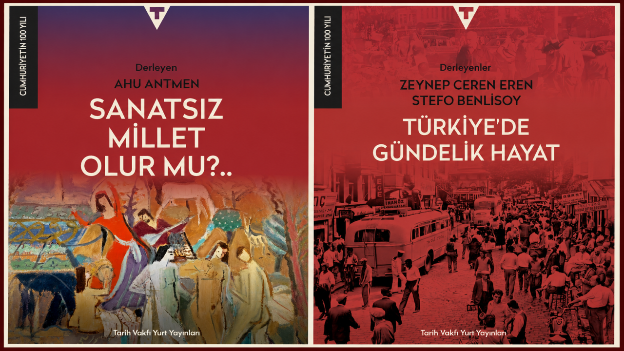 Tarih Vakfı'ndan Cumhuriyet'in 100 yılına ışık tutan iki yeni kitap