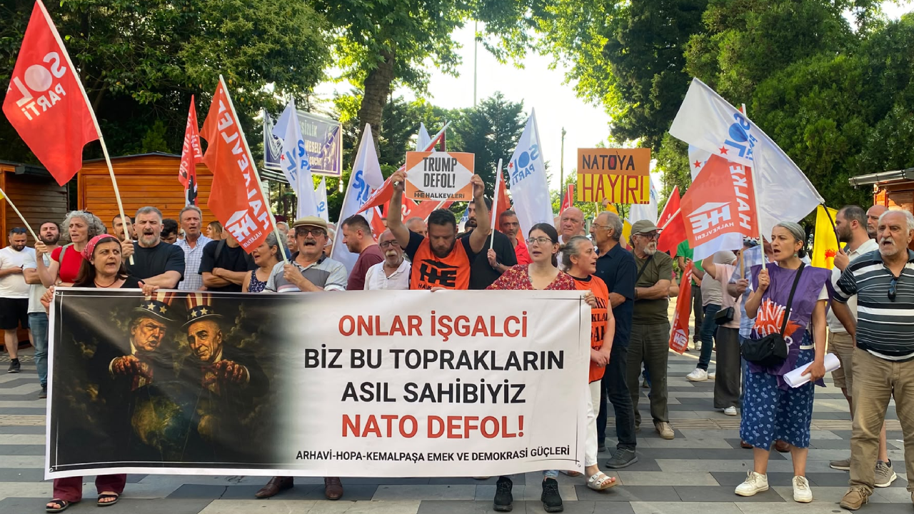 Artvin’de NATO zirvesi protestosu: 'Sömürge valisi gibi icraat yapıyorlar'
