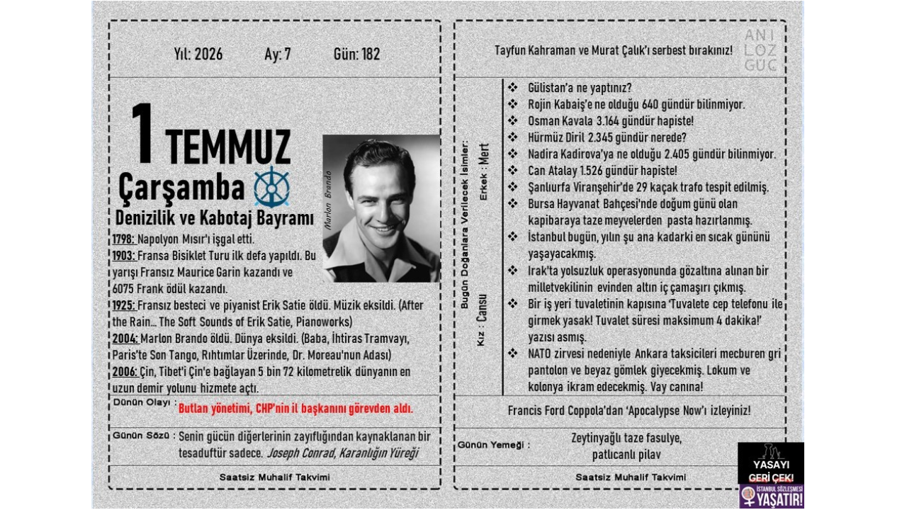 Denizilik ve Kabotaj Bayramı