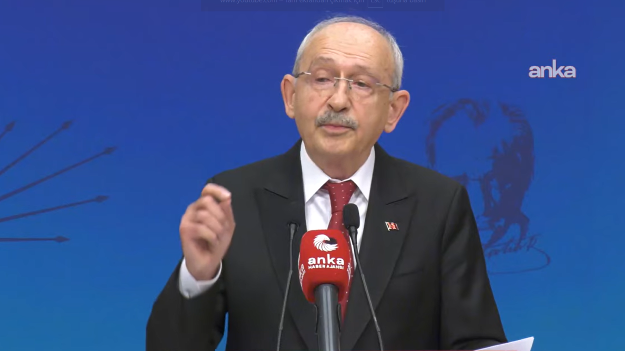 Kılıçdaroğlu CHP Genel Merkezi'nde açıklama yaptı