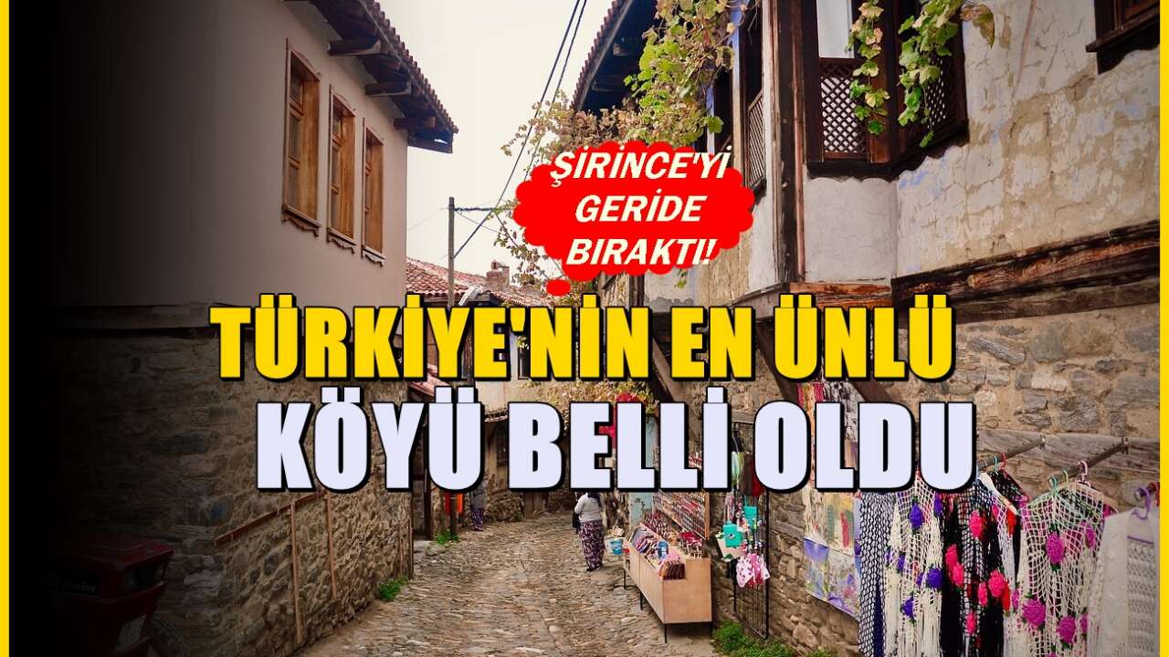 Türkiye'nin en ünlü köyü: Herkes Şirince sanıyordu! Oysa en ünlüsü Bursa'daymış