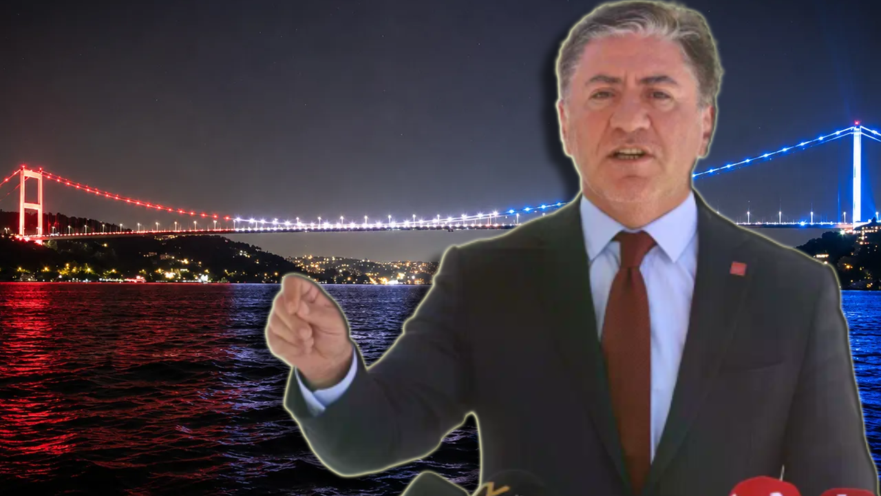 CHP'li Emir'den köprüde ABD ışıklandırmasına sert tepki: 'Trump’a şirin görünmeye çalışanlar...'